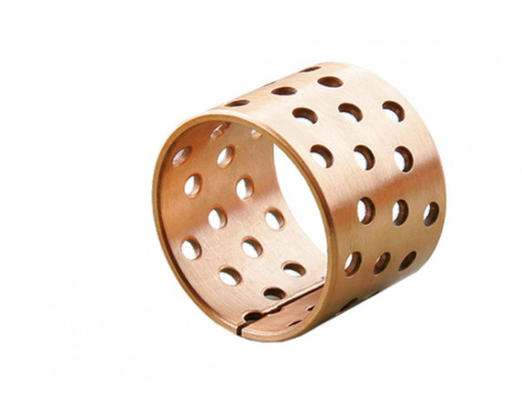 kopen Verpakte cilindrische metrische standaard Spilt Bushing Tin Bronze CuSn8P Plain Bearing Diamond Shape Through Hole online vervaardiging
