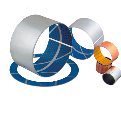 Goede prijs. Metaal-polymeer Duidelijke Lagersolie/Vet Gesmeerde Ring met Blauw POM Met een laag bedekt zelfsmerend lager online