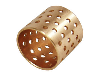 Rolled Bronze Bushing with Diamond Indents |  Metric Sleeve material CuSn8 & CuSn6.5P